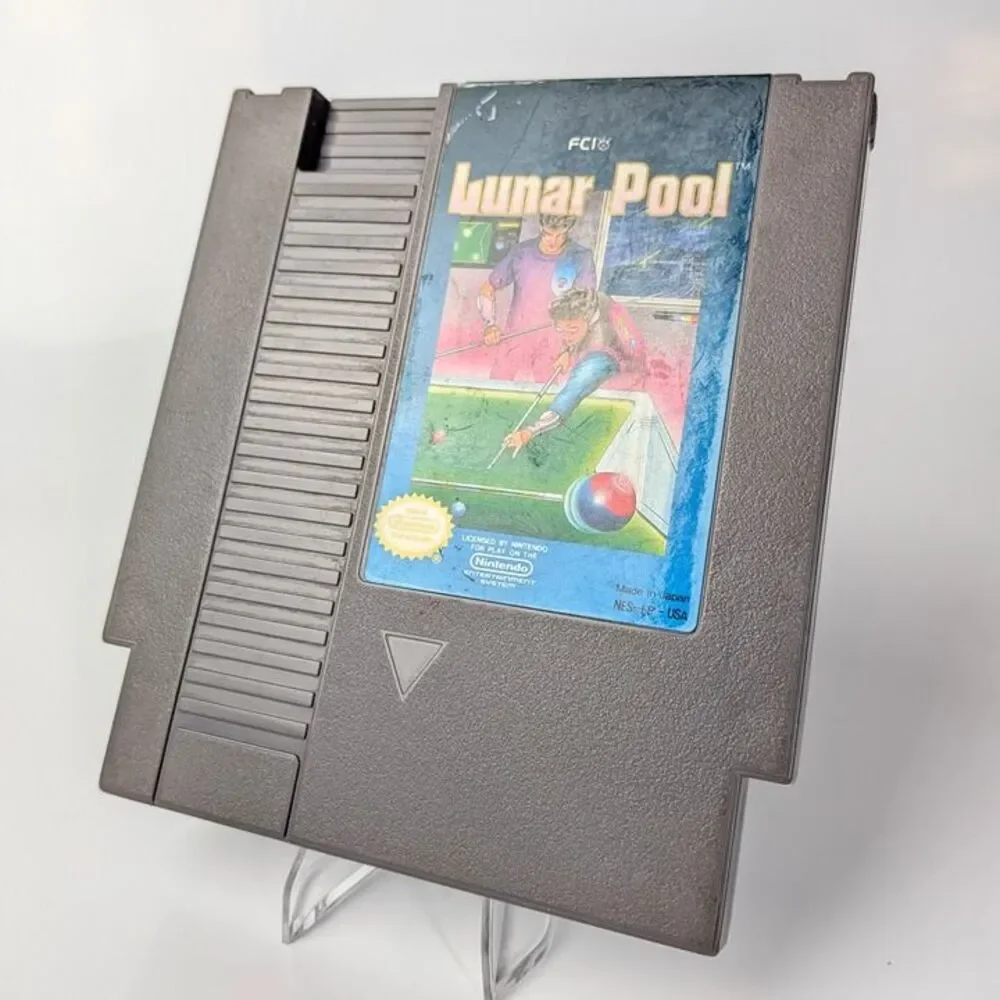 Lunar Pool - Authentic and Tested - NES